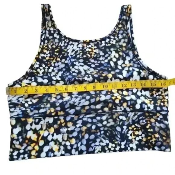 Lululemon Power Pivot Tank Metropolis Glow Black Cream Orange Women's size 10 - Picture 11 of 13